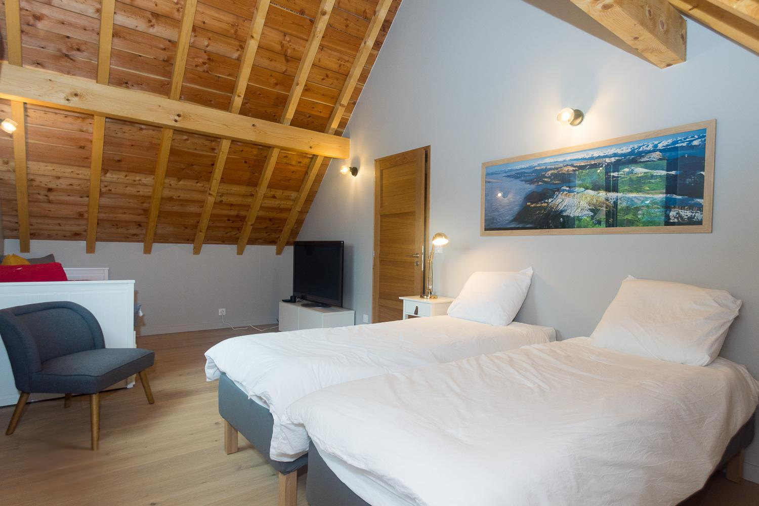 Chambres du gite Le Saint Georges